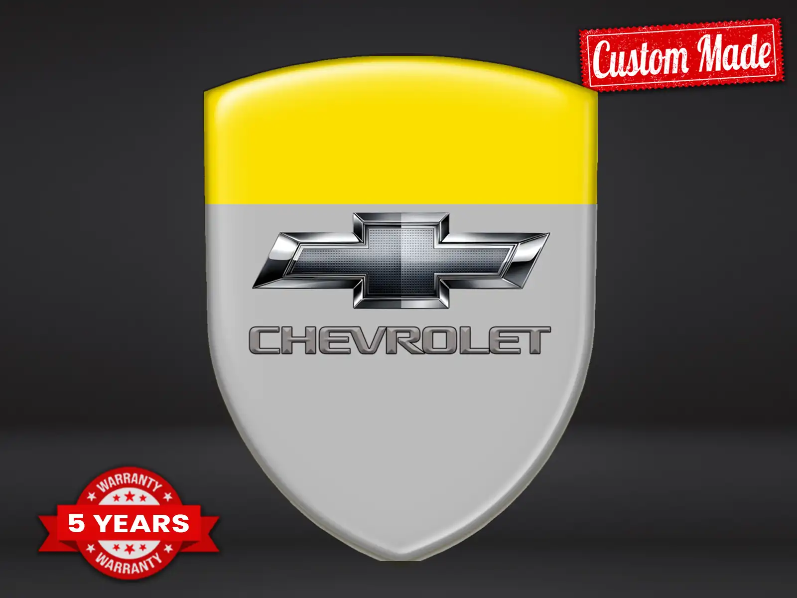Chevrolet Adesivi Logo su Misura Universali Premium Regolabili